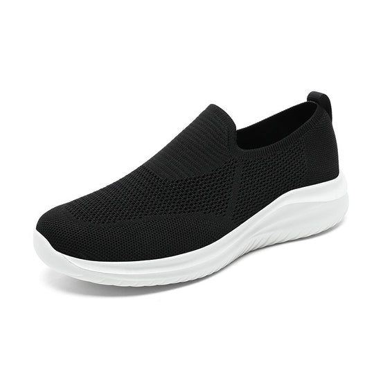 Unisex nan sockenähnlicher Strick-Slipper mit anatomischem Komfortfußbett und flexibler Leichtsohle EB