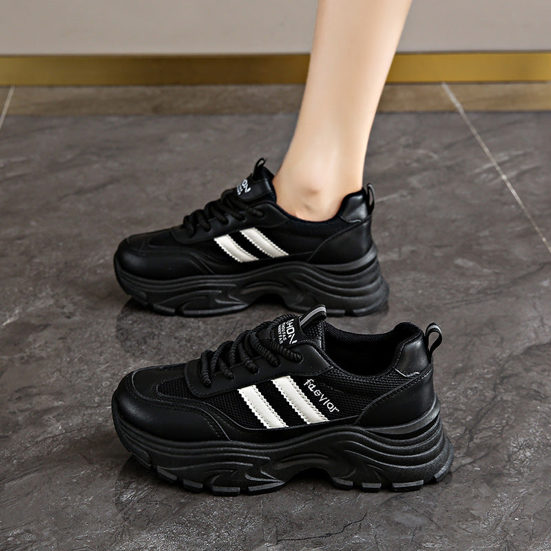 Damen Sportliche Lauf sneakers mit gepolsterter Sohle und atmungsaktivem Obermaterial EB