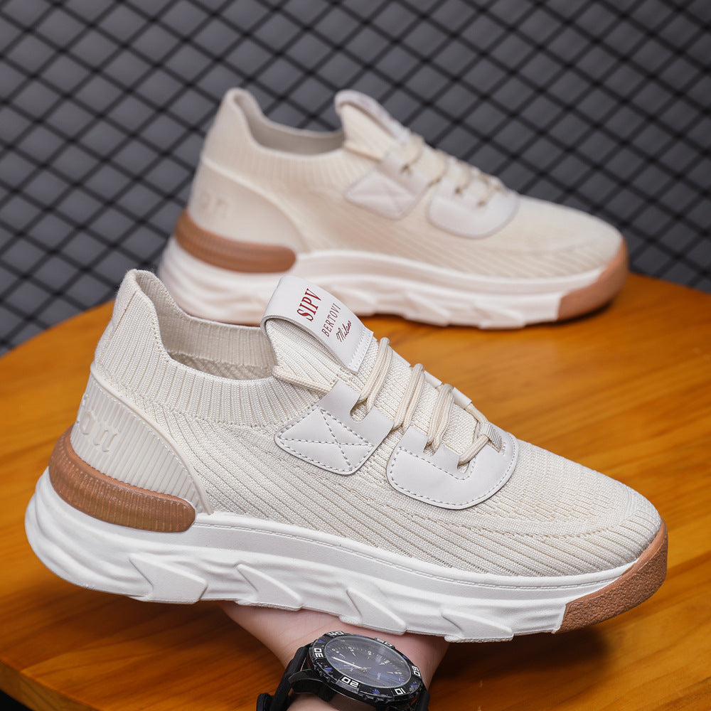 Damen Sportliche High-Performance Sneakers mit atmungsaktivem Strick-Obermaterial EB