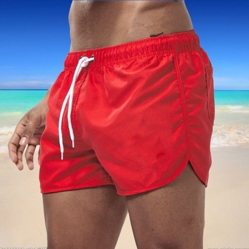 Herren Badeshorts mit schnell trocknendem Material und elastischem Bund EB