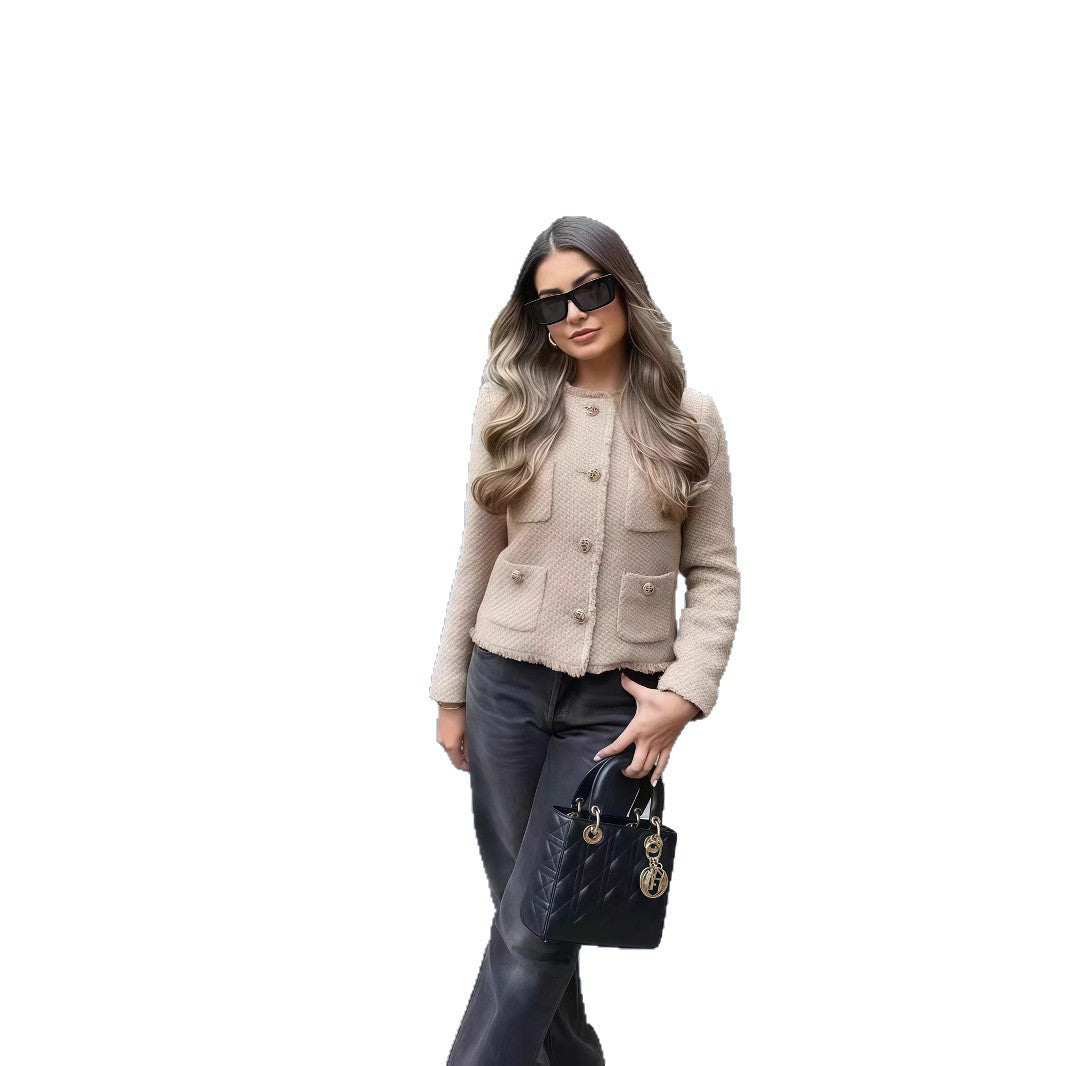Damen elegante und stilvolle Kurzjacke EB
