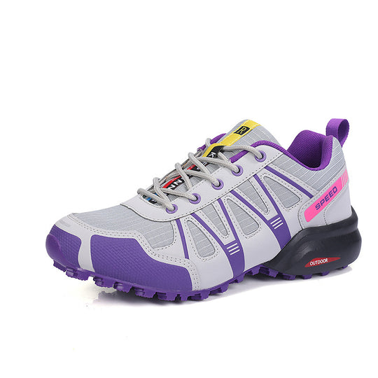 Damen Outdoor Trailrunning-Schuhe mit rutschfester Sohle und atmungsaktivem Obermaterial EB