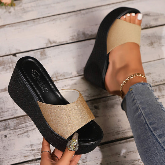 Damen Komfortable Plateau-Schuhe EB