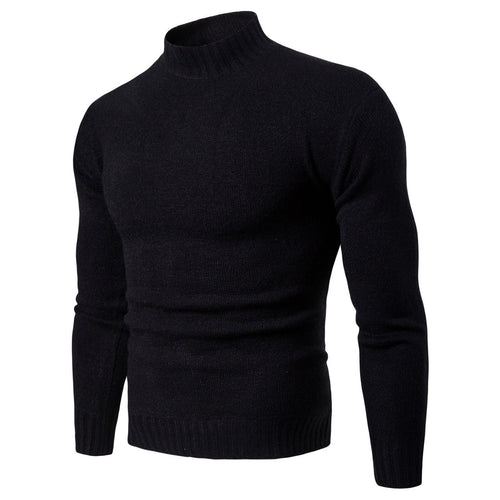 Damen hochgeschnittener Pullover mit Stehkragen EB