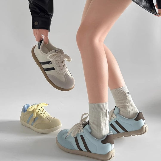 Damen Sportliche Sneakers mit atmungsaktiver Netzstruktur und bequemer Dämpfung EB