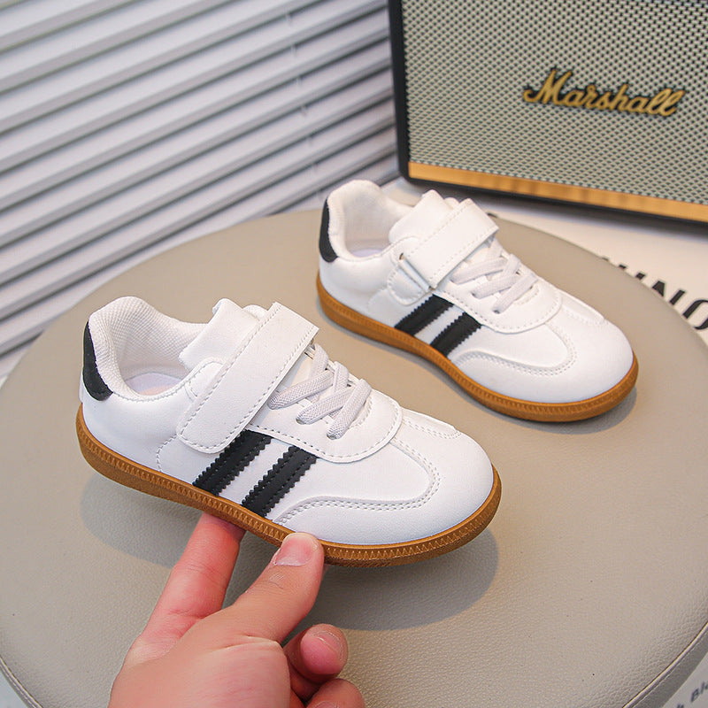 Damen sportliche Klett-Sneaker mit atmungsaktiver Mesh-Oberfläche und rutschfester Sohle EB