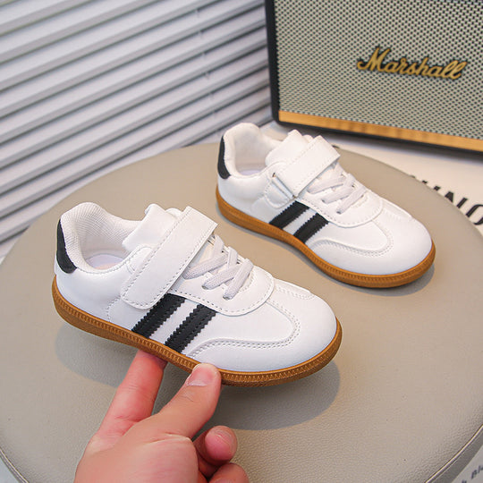 Damen sportliche Klett-Sneaker mit atmungsaktiver Mesh-Oberfläche und rutschfester Sohle EB