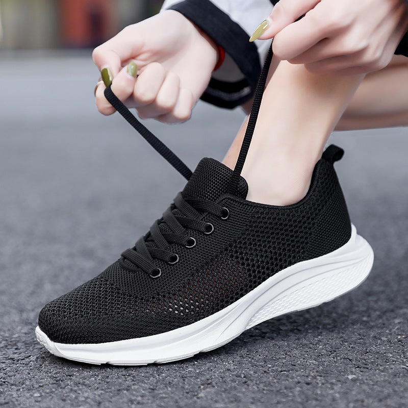 Damen Leichte Laufschuhe mit atmungsaktivem Mesh-Obermaterial und flexibler Sohle EB