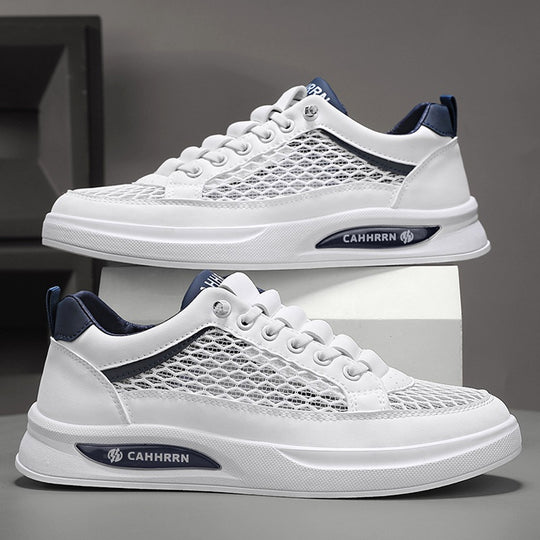 Unisex atmungsaktive Mesh-Plateau-Sneaker mit leichter Dämpfung und gepolstertem Komfortfußbett EB