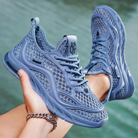 Damen Sportliche Mesh-Laufschuhe mit innovativem Dämpfungssystem EB