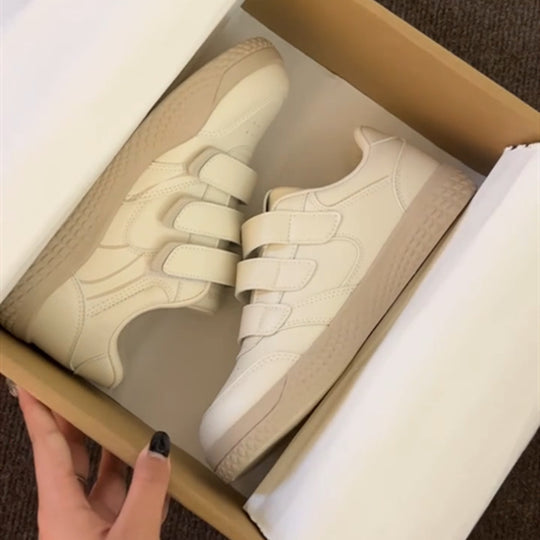 Damen Sneakers mit verstellbarem Klettverschluss und atmungsaktivem Obermaterial EB