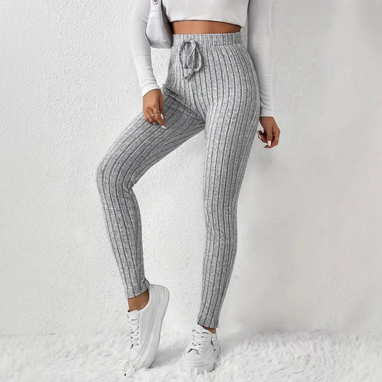 Damen Gefütterte Sweatpants mit Rippstruktur EB