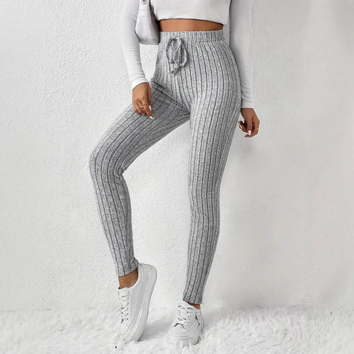 Damen Gefütterte Sweatpants mit Rippstruktur EB