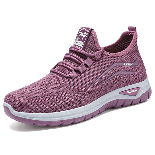 Damen leichtgewichtige Strick-Sneakers mit flexibler Sohle EB