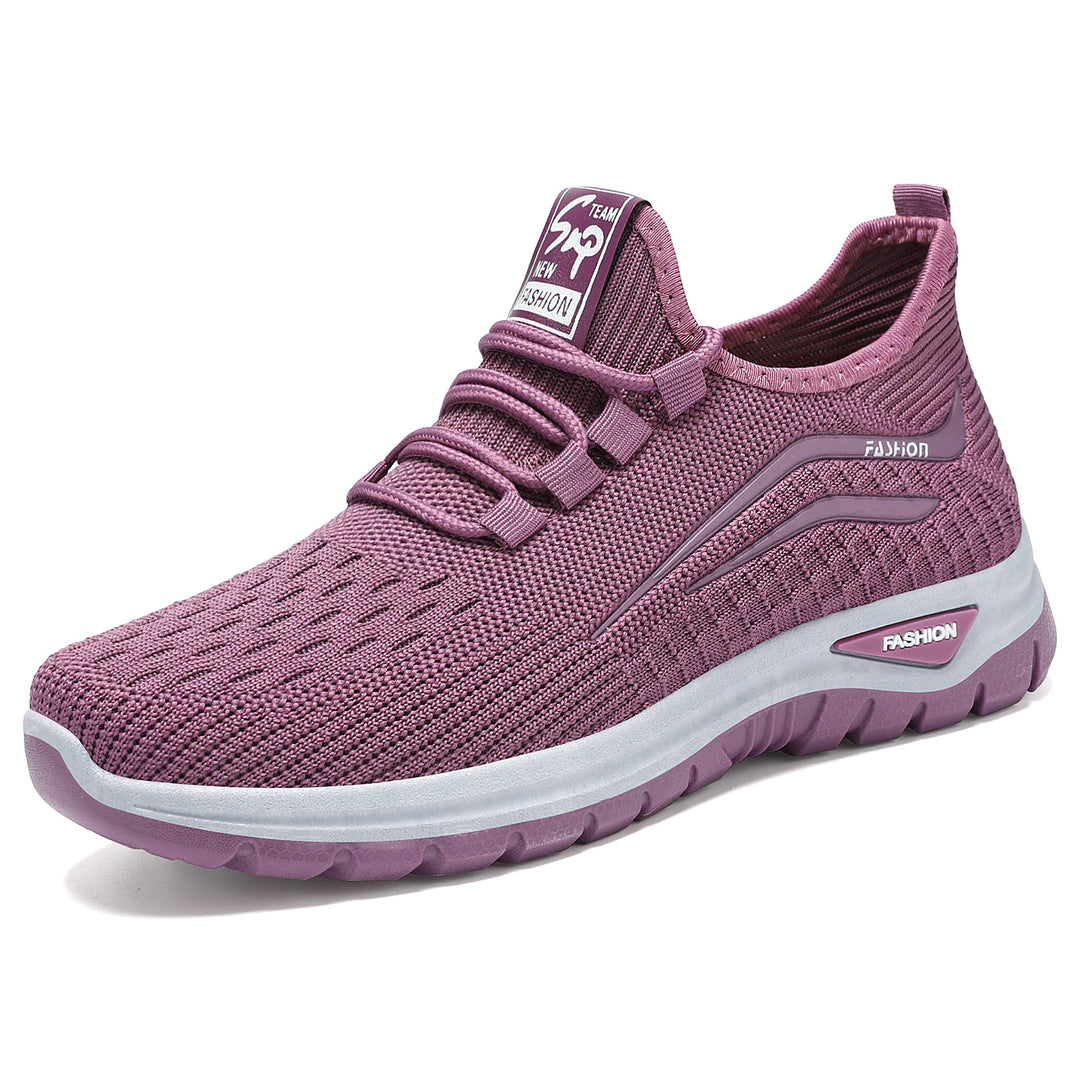 Damen nan leichter atmungsaktiver Strick-Sneaker mit dämpfender Komfortsohle EB