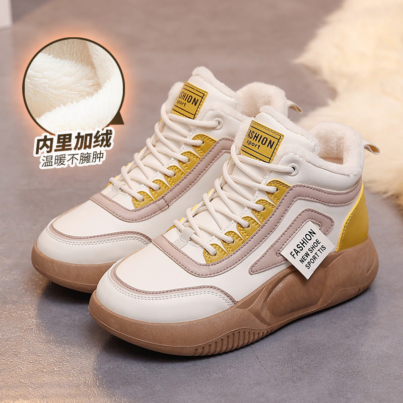 Damen Winter Sneaker mit warmem Innenfutter und rutschfester Sohle EB