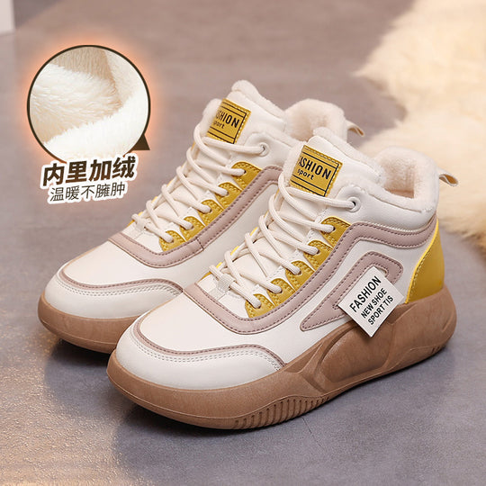 Damen Winter Sneaker mit warmem Innenfutter und rutschfester Sohle EB