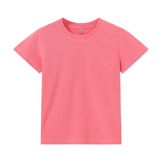 EB | Schillerndes altes kurzes T-Shirt mit Färbung
