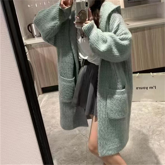 Damen Langstrickjacke mit eleganter Rippstruktur und praktischen Taschen EB