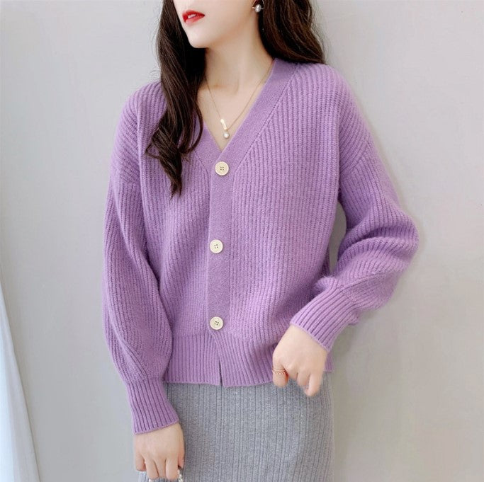 Damen Lässiger Strickcardigan EB