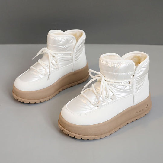 Damen warme Winterboots mit wasserdichtem Obermaterial und isolierendem Innenfutter EB