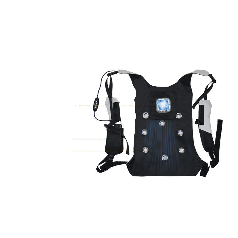 Unisex nan leichte Kühlweste mit integrierten Ventilatoren und USB-Anschluss EB