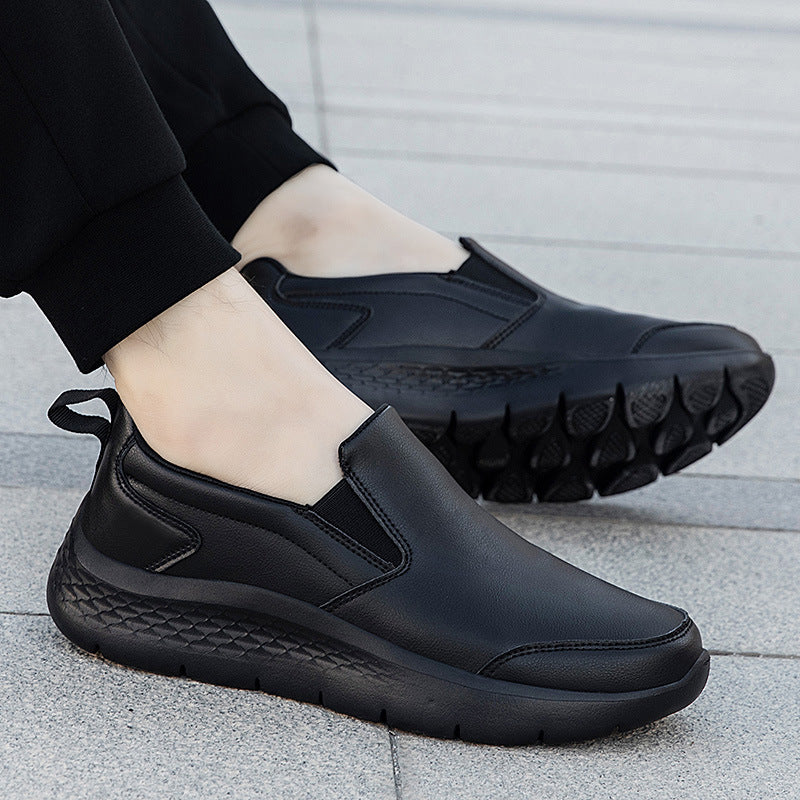 Damen bequeme Slip-On Sneakers mit elastischem Design und rutschfester Sohle EB
