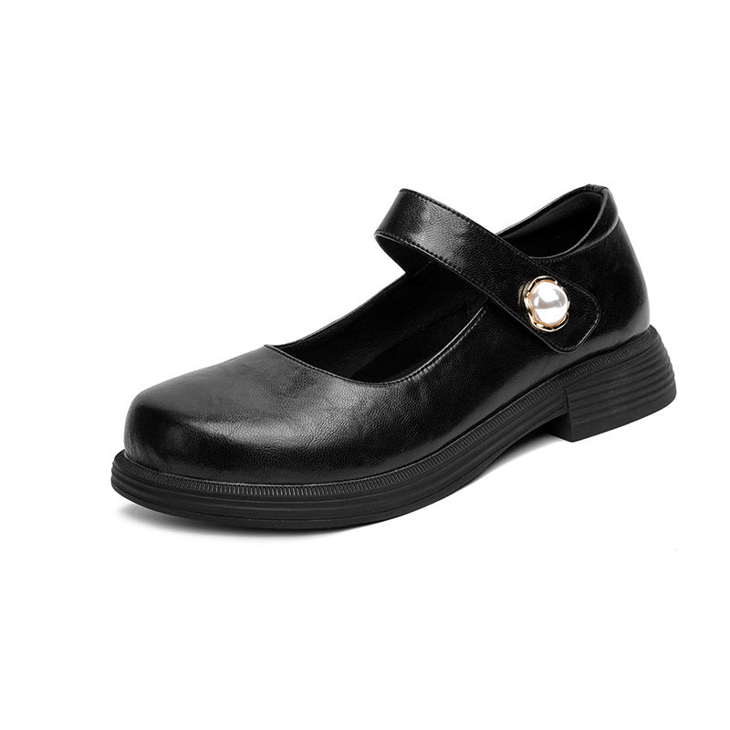 Damen Mary Jane Ballerinas mit dekorativem Riemen und bequemer Sohle EB