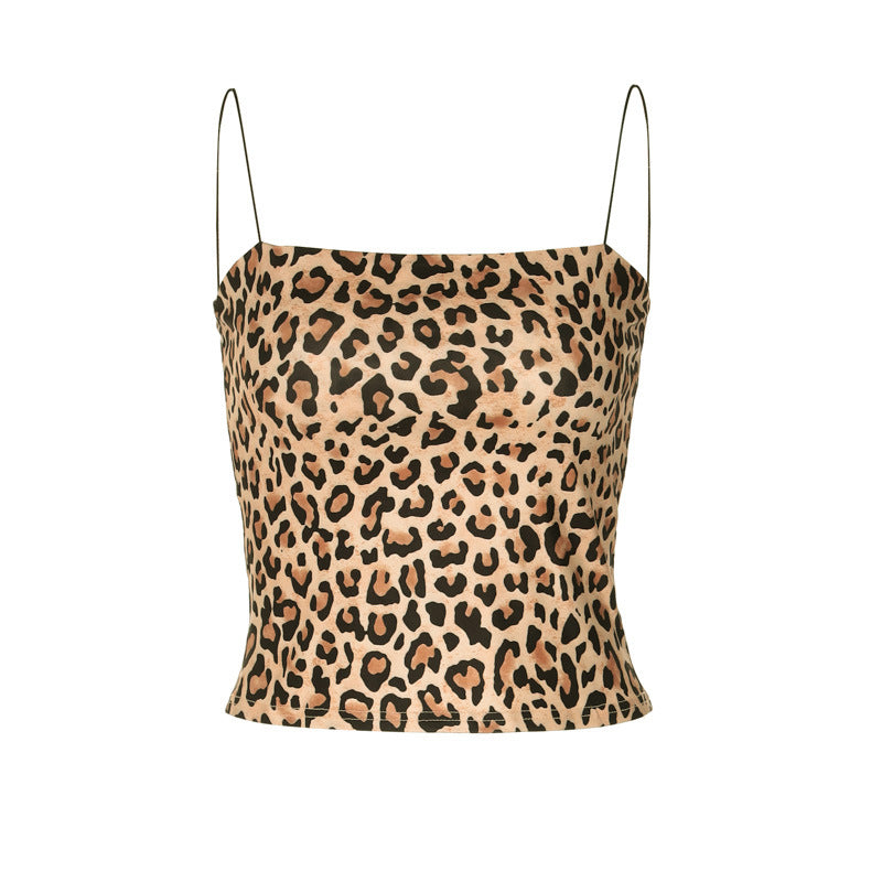 Damen Gemustertes Spaghetti-Top EB