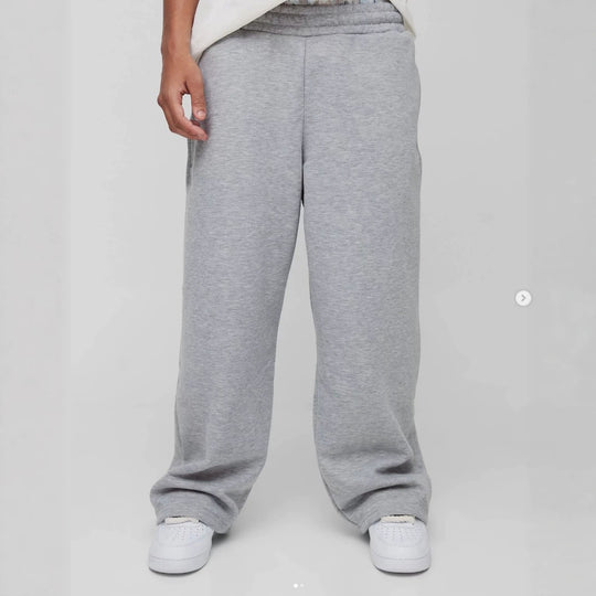 Unisex nan gefütterte Sweatpants mit elastischem Komfortbund, geradem Bein und seitlichen Eingrifftaschen EB