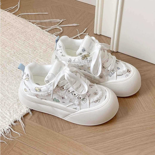 Damen Sneakers mit verspieltem Design und bequemer Dämpfung EB