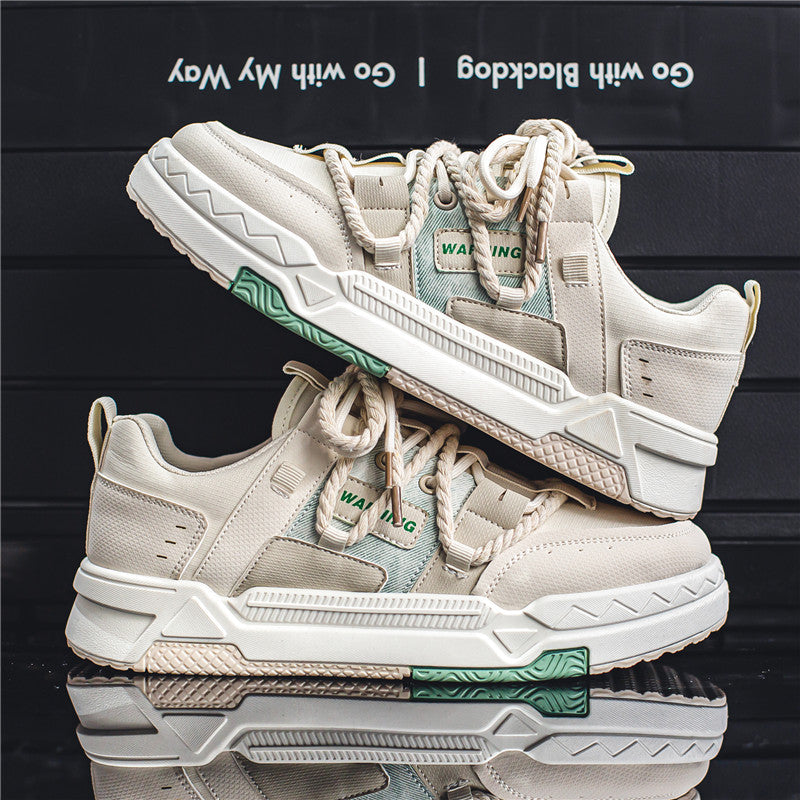 Damen Sportliche Sneaker mit stabiler Laufsohle und atmungsaktiver Obermaterialkombination EB