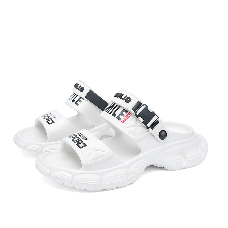 Damen bequeme und trendige Sportsandalen mit verstellbaren Riemen EB