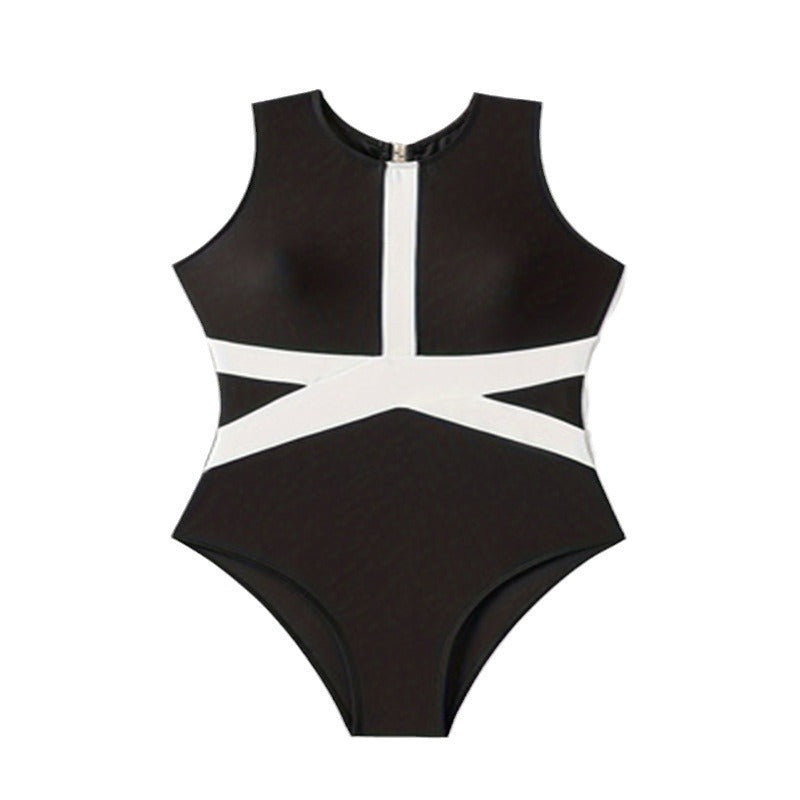 Damen Sport Einteiler Badeanzug EB