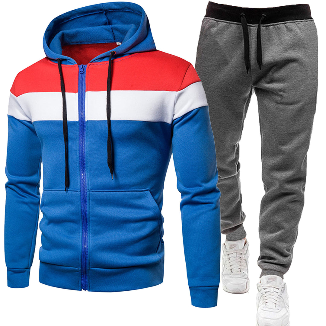Herren nan zweiteiliges Freizeit-Jogginganzug-Set EB
