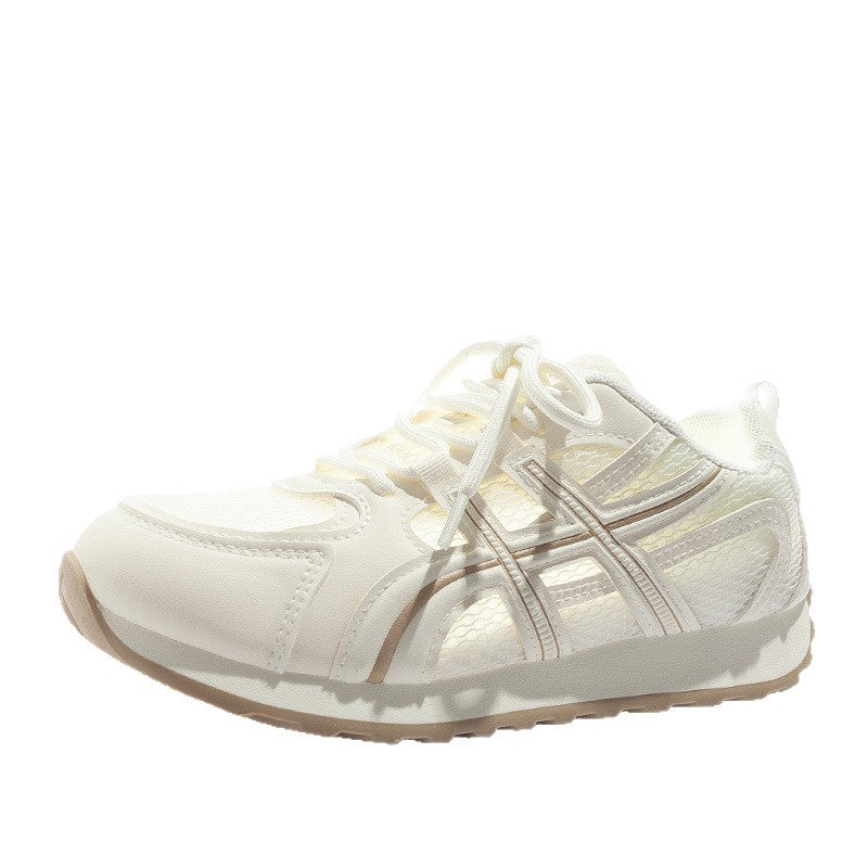 Damen Sportliche Sneakers mit atmungsaktiver Mesh-Oberfläche und rutschfester Sohle EB