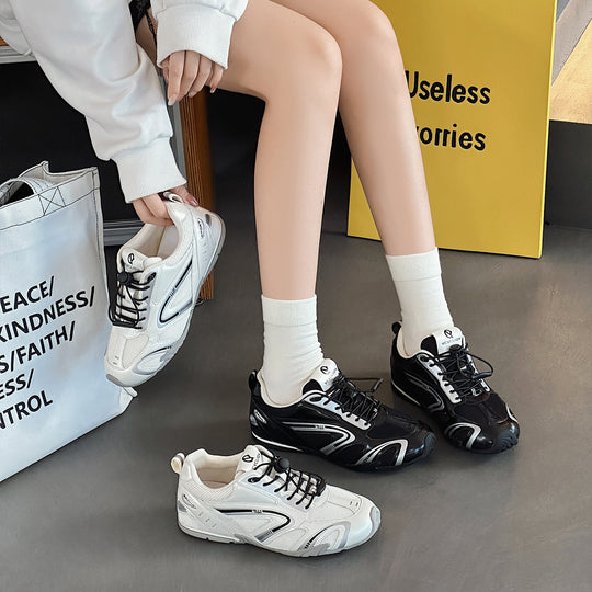 Damen Sportliche Hochleistungs-Sneakers mit atmungsaktiver Mesh-Konstruktion und rutschfester Sohle EB