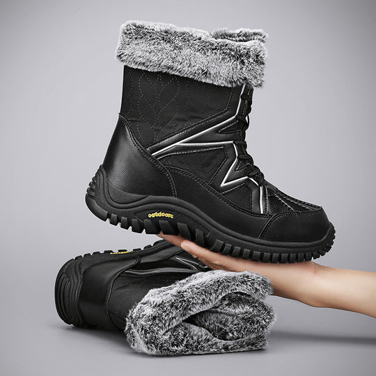 Damen Winterboots mit isolierender Polsterung und rutschfester Sohle EB