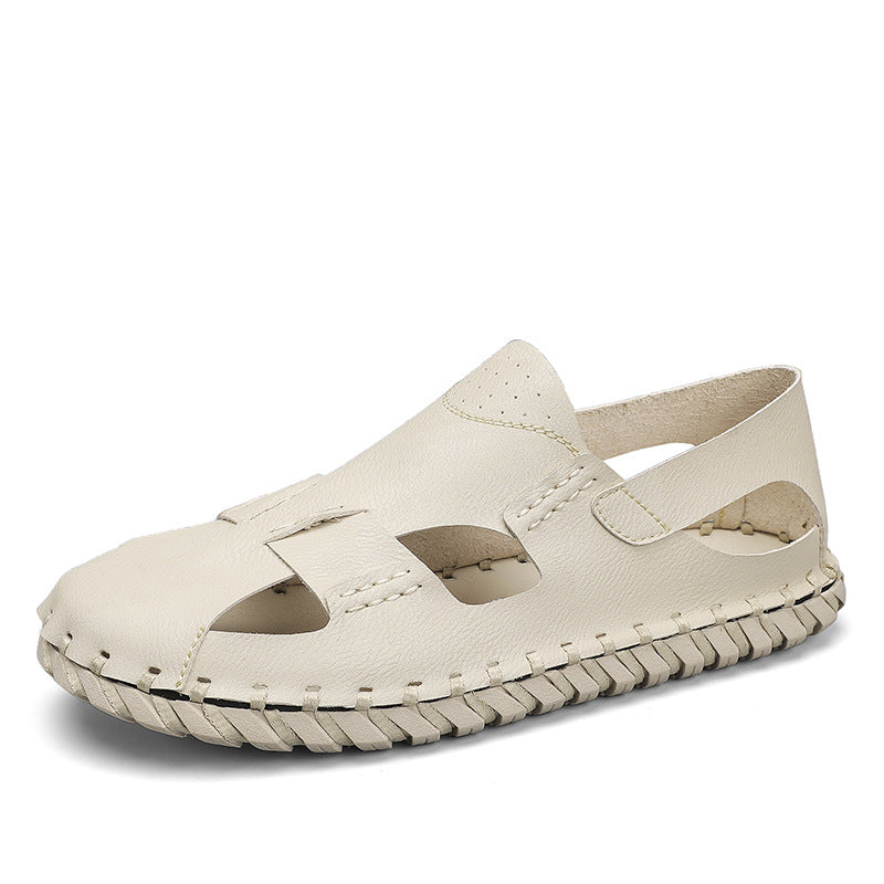 Damen luftige Leder Sandalen EB
