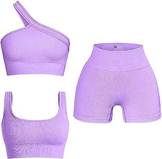 Damen Sport-BH und Shorts Set EB