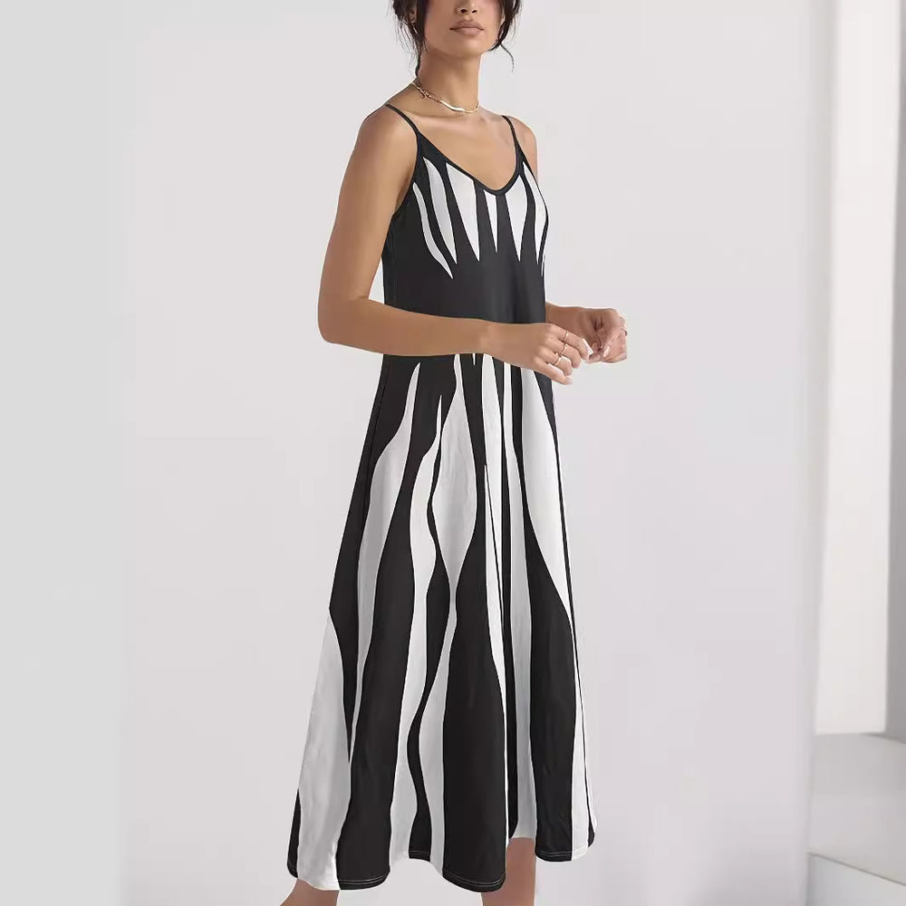 Damen Maxikleid mit schmeichelndem A-Linien-Schnitt EB