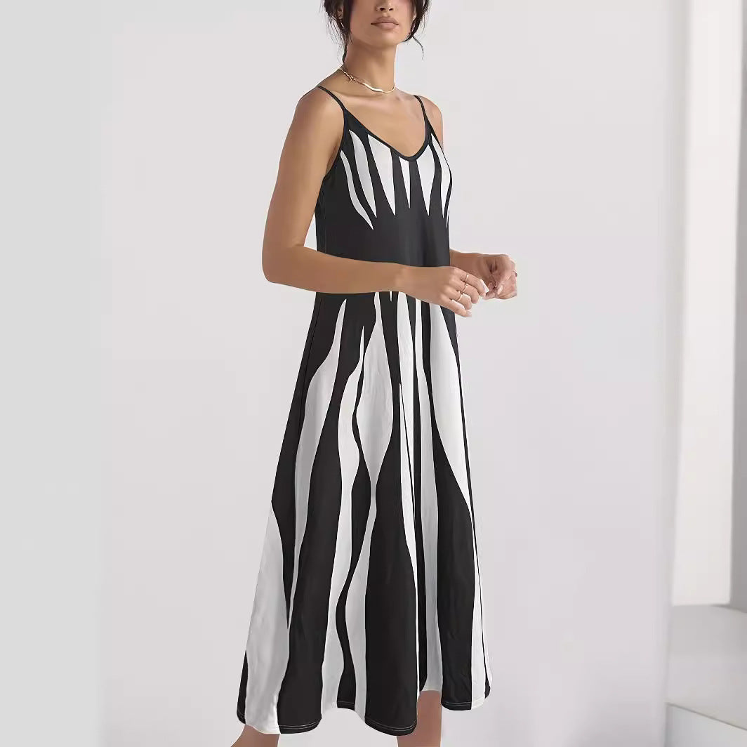 Damen Maxikleid mit schmeichelndem A-Linien-Schnitt EB