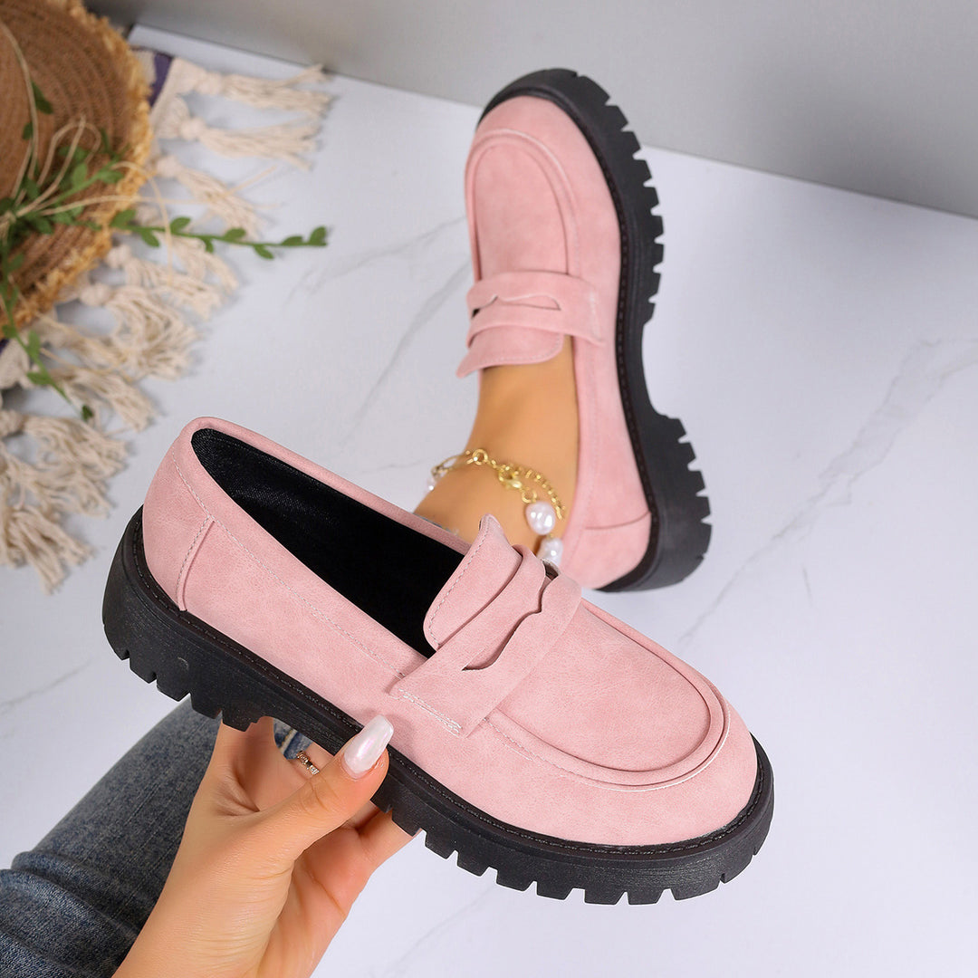 Damen Bequeme Mokassins mit rutschfester Sohle und stylishen Akzenten EB