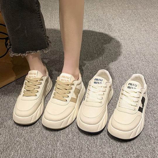 Damen modische Sneaker mit einzigartiger Sohlenstruktur und atmungsaktivem Obermaterial EB