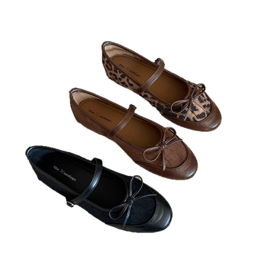 Damen Ballerinas mit verspieltem Schleifenakzent und bequemer Innensohle EB