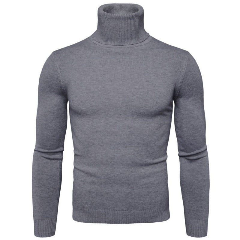 Herren Rollkragenpullover aus feiner Strickware EB