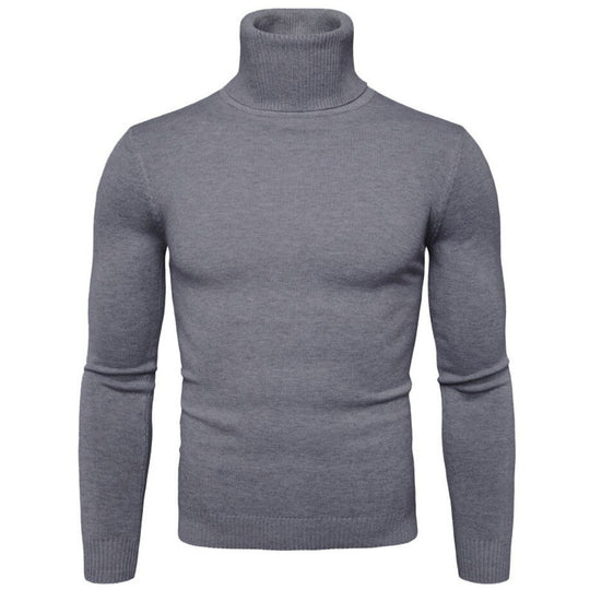 Herren Rollkragenpullover aus feiner Strickware EB