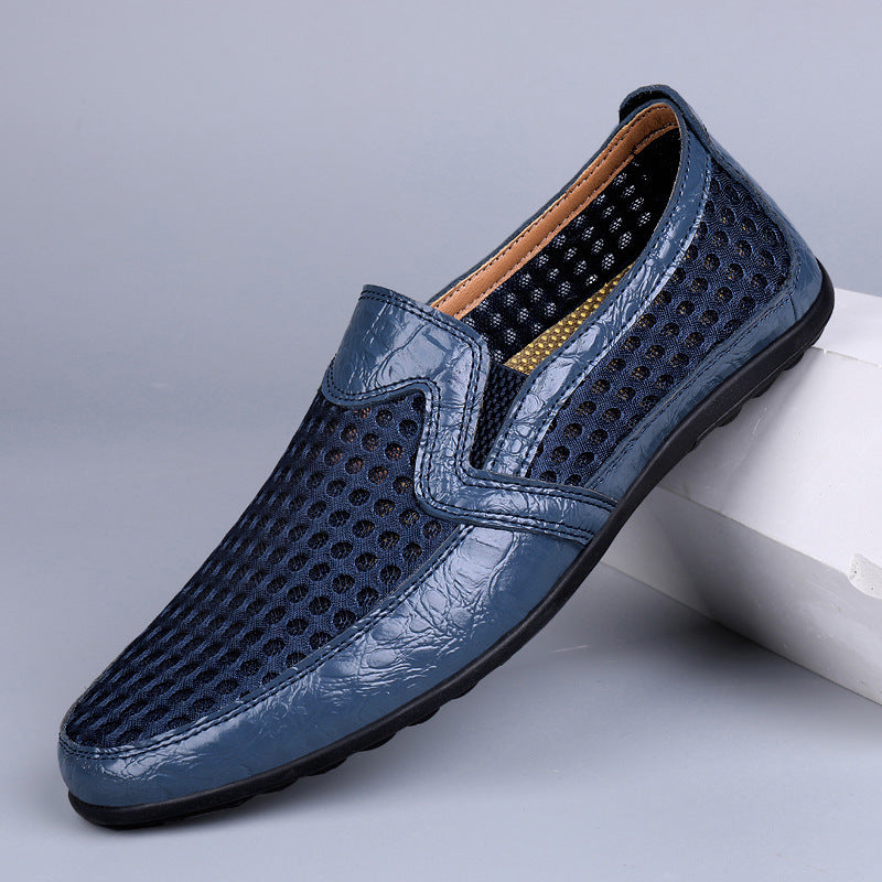 Damen bequeme Slip-On Schuhe mit atmungsaktivem Obermaterial und rutschfester Sohle EB