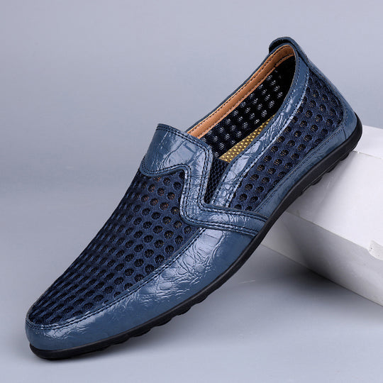 Damen bequeme Slip-On Schuhe mit atmungsaktivem Obermaterial und rutschfester Sohle EB