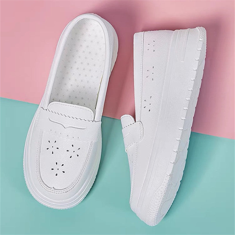 Damen Slip-On Sneakers mit atmungsaktivem Obermaterial und komfortablem Fußbett EB